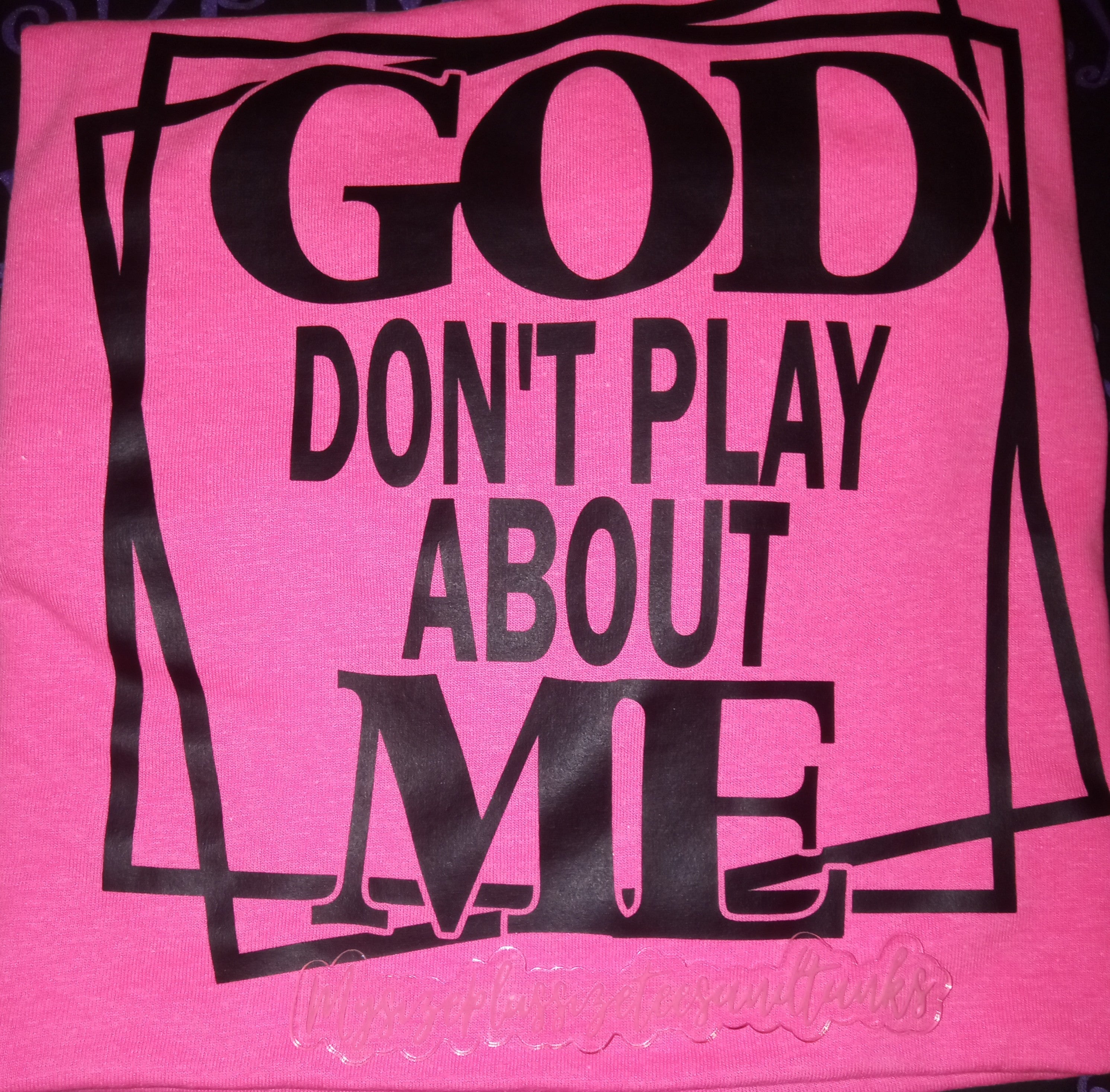 God Don't Play About Me