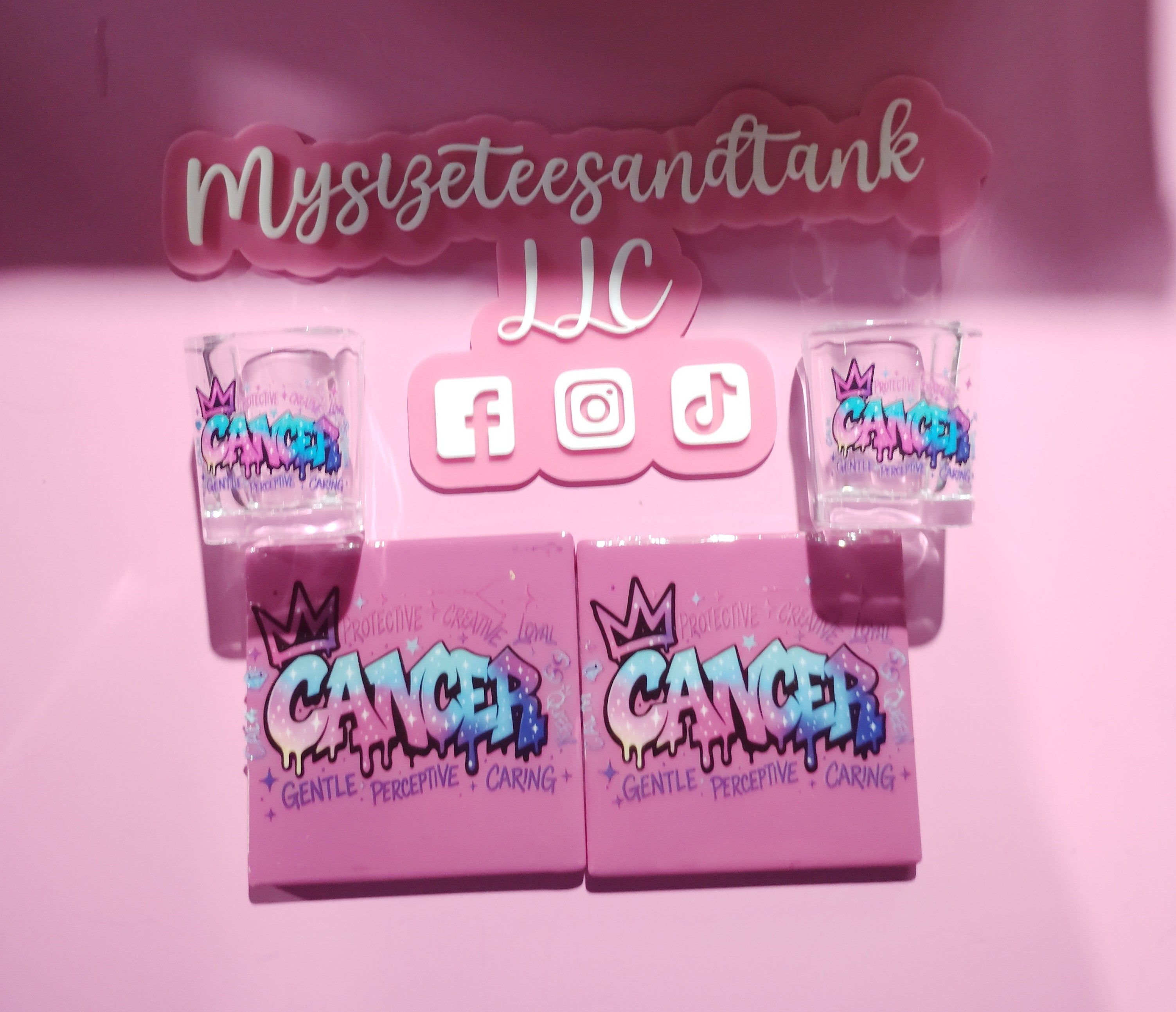 Shot glass & Coaster Bundle