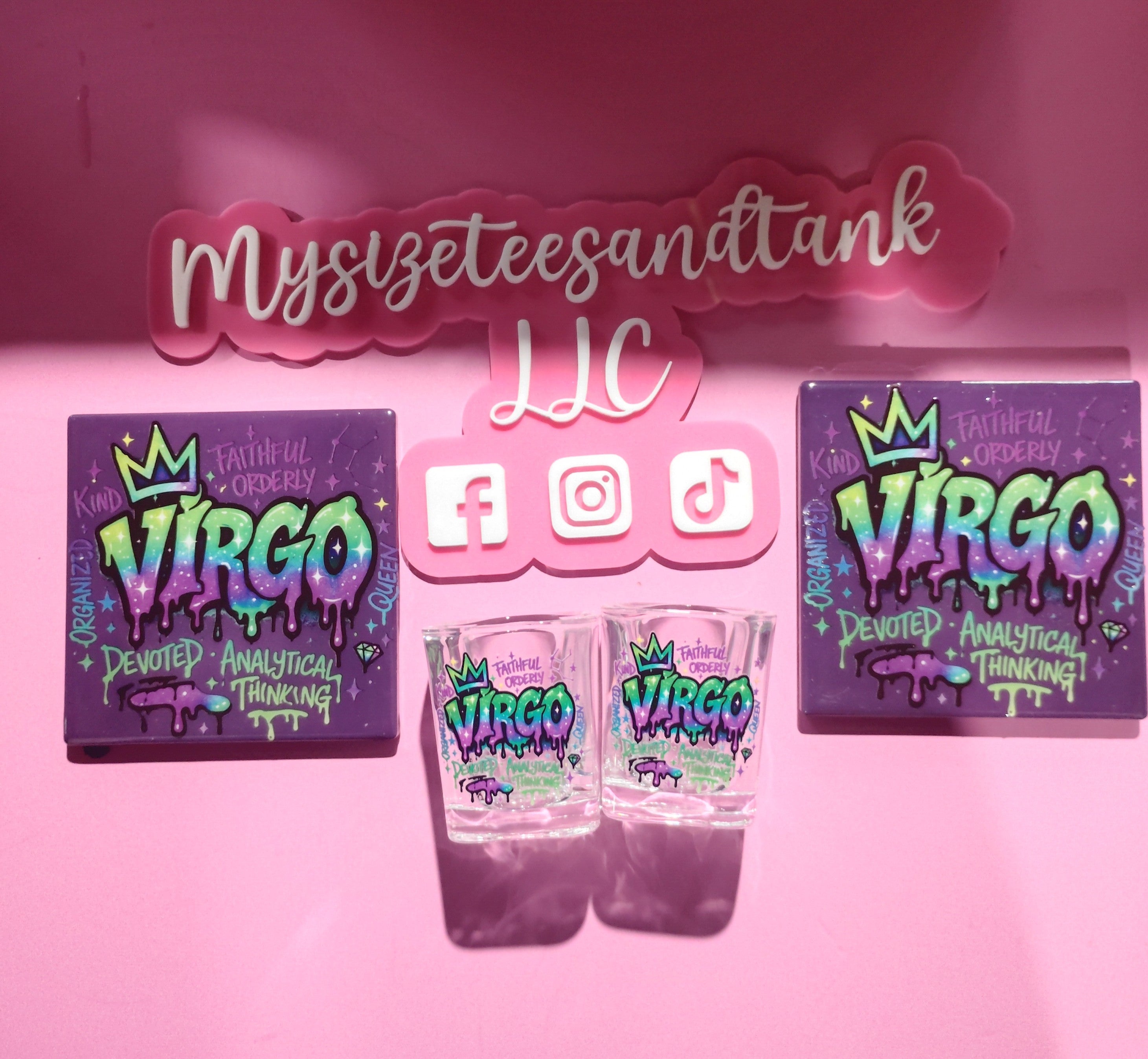Shot glass & Coaster Bundle